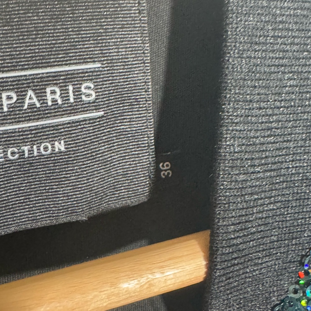 Eleven Paris Black Multi Colored Sequin Jacket - Picture 5 of 6
